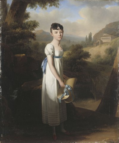 Mademoiselle Athénaïs dAlbenasin muotokuva tekijältä Louis Leopold Boilly
