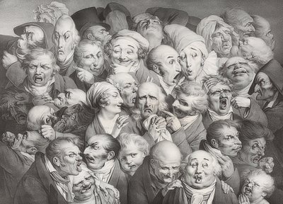 Kokous 35 eri päätä (35 verschiedene Köpfe). 1825 tekijältä Louis Leopold Boilly