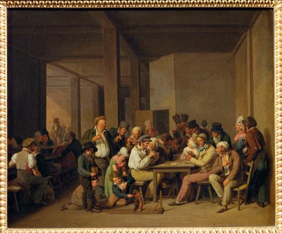 Scene de cabaret - kohtauksia kapakassa ... tekijältä Louis Leopold Boilly