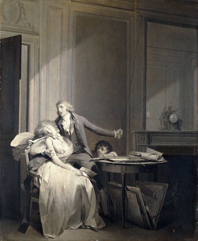 Kirje tai pyörtyminen, tekijältä Louis Leopold Boilly