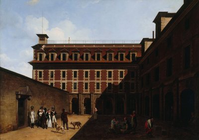 Madelonnettesin vankila, n. 1810. tekijältä Louis Leopold Boilly