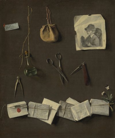 Erilaisia esineitä, n. 1785 tekijältä Louis Leopold Boilly