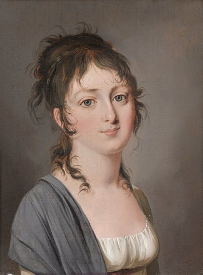 Louis-Léopold Boilly - Muotokuva kreivitär François de Sainte-Aldegondenin kreivittärestä (Comtesse François de Sainte-Aldegonden) tekijältä Louis Leopold Boilly