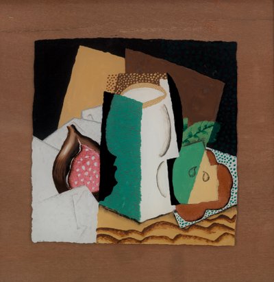 Lasi ja hedelmät tekijältä Louis Marcoussis