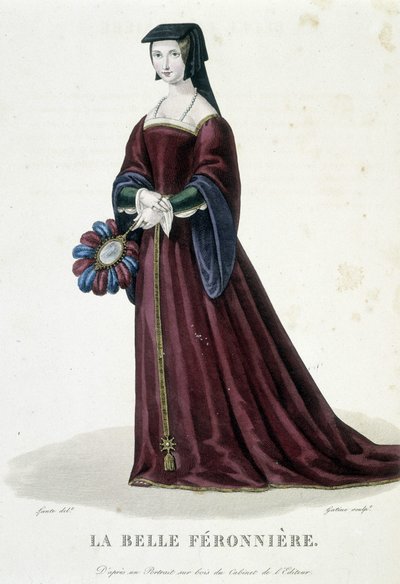 La Belle Ferronnière ""French Gallery of Famous Women""" tekijältä Louis-Marie Lante