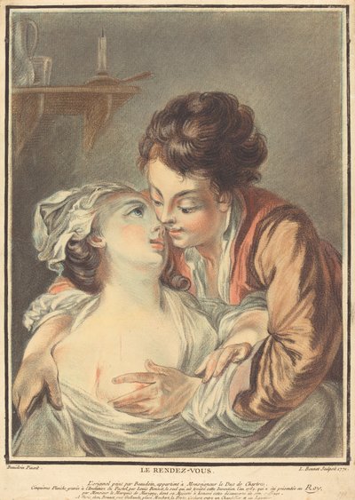 Tapaaminen, 1771. tekijältä Louis Marin Bonnet