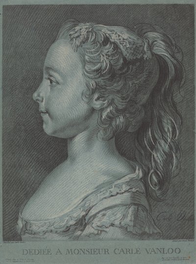 Marie-Rosalie Vanloo tekijältä Louis Marin Bonnet after Carle Van Loo