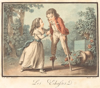 Jalustat tekijältä Louis Marin Bonnet after Jean Baptiste Hüet, I