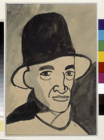 Louis Mathieu Verdilhanin (1875-1928) omakuva, Musee Cantini, Marseille. tekijältä Louis Mathieu Verdilhan