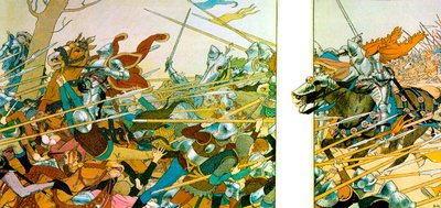 Kuvitus kirjasta The Life of Joan of Arc, 1896 tekijältä Louis Maurice Boutet de Monvel