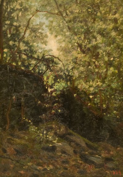 Yö läpi metsän, 1889. tekijältä Louis Michel Eilshemius