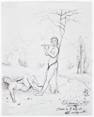 Pastoraali, 1899. tekijältä Louis Michel Eilshemius