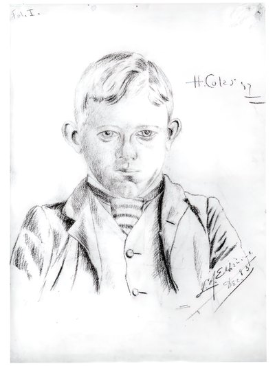 Howard L. Colesin muotokuva, joulukuu 1883. tekijältä Louis Michel Eilshemius