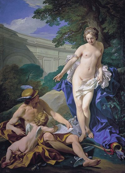 Venus, Merkurius ja rakkaus tekijältä Louis Michel van Loo