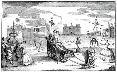 Folly Triumphant, 1749. tekijältä Louis Philippe Boitard