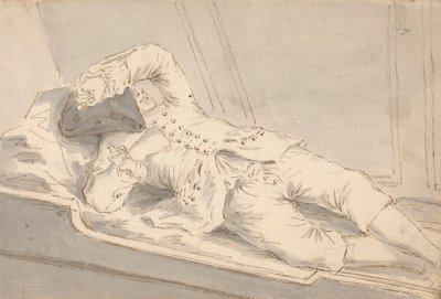 Mies nukkumassa kerrossänkyyn laivalla tekijältä Louis Philippe Boitard