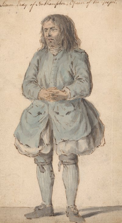 Simon Eady Northhamptonista, evankeliumin avaaja tekijältä Louis Philippe Boitard