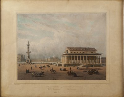 Pörssi Pietarissa, 1840-luvun loppu. tekijältä Louis Pierre Alphonse Bichebois