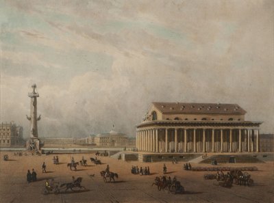 Pörssi Pietarissa, 1840-luvun loppu. tekijältä Louis Pierre Alphonse Bichebois