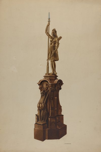 Newel Post, 1938. acabat tekijältä Louis Plogsted