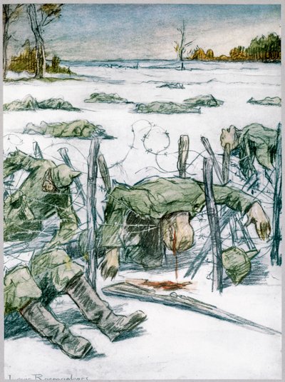"Piikkilanka", 1916 tekijältä Louis Raemaekers