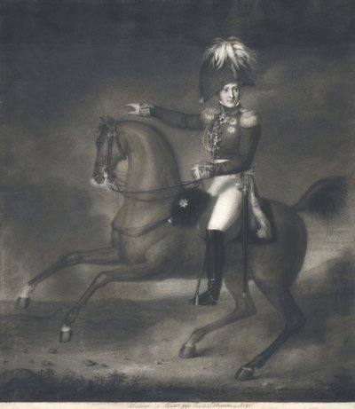 Kreivi Aleksandr Ivanovitš Tšernyšovin muotokuva 1786-1857 tekijältä Louis Rene Letronne