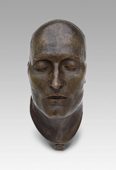 Napoleonin kuolemanaamio, malli 1821, valettu 1833 tekijältä Louis Richard