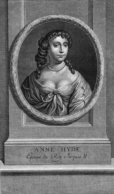 Lady Anne Hyde, c1700-1720. tekijältä Louis Simmoneau