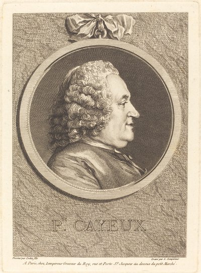 Philippe Cayeux tekijältä Louis Simon Lempereur after Charles Nicolas Cochin II
