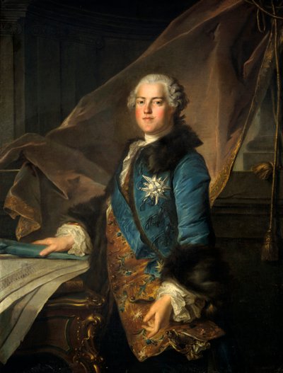 Marignyn markiisin muotokuva, 1755 tekijältä Louis Tocqué