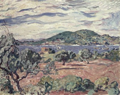 Antheorin lahti, n. 1906-07 (öljy kankaalle) tekijältä Louis Valtat