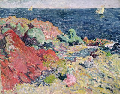 Punaiset kalliot Antheorissa tekijältä Louis Valtat