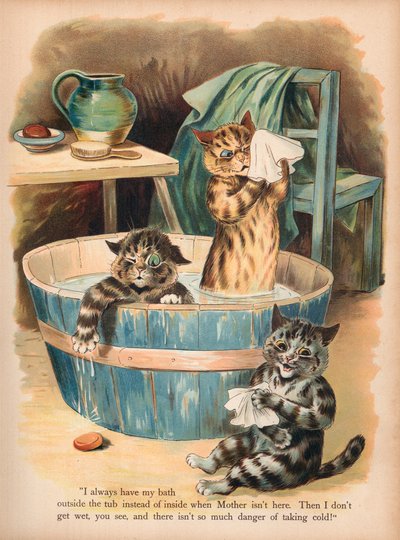 Louis Wain Cats (chromolitho) tekijältä Louis Wain