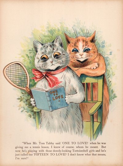 Louis Wain Cats (chromolitho) tekijältä Louis Wain