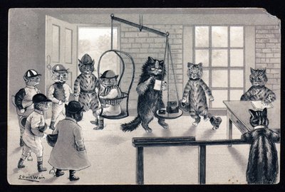 Nous profitons du beau temps. Animaux en posture d