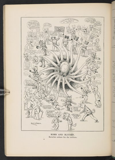 Sosialismi, s. 46, Louis Wain Annual, s. 46. tekijältä Louis Wain