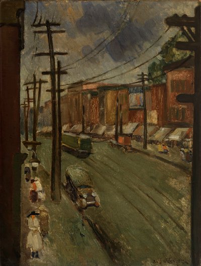 Main Street, Montreal, 1928. tekijältä Louis Wiesenberg