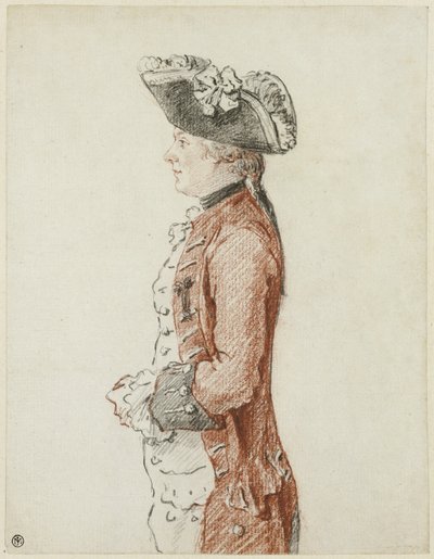 Muotokuva Chevalier de Lézaysta tekijältä Louis de Carmontelle