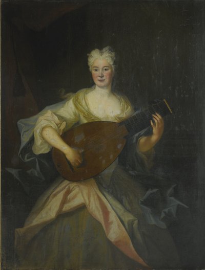 Anna Constantian muotokuva, Coselin kreivitär 1680-1765, s. von Brockdorff tekijältä Louis de Silvestre