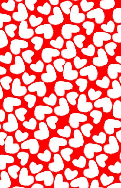 Drawn Hearts, 2014 (digitaalinen kuva) tekijältä Louisa Hereford