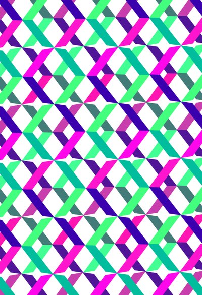 Geometriset ristit, 2014, (digitaalinen media) tekijältä Louisa Hereford