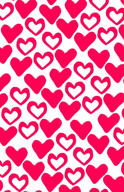 Simple Hearts, digitaalinen kuva (2014) tekijältä Louisa Hereford
