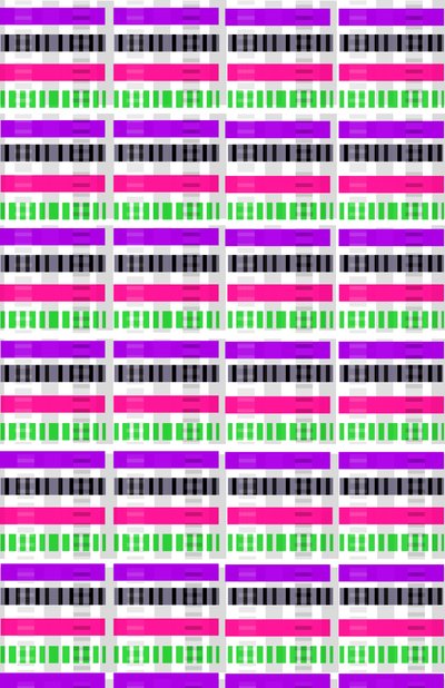 Stripe und Check, 2014 (digitaalinen media) tekijältä Louisa Hereford