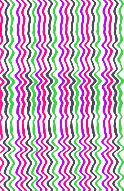 Wavy Stripe, 2014 (digitaalinen media) tekijältä Louisa Hereford