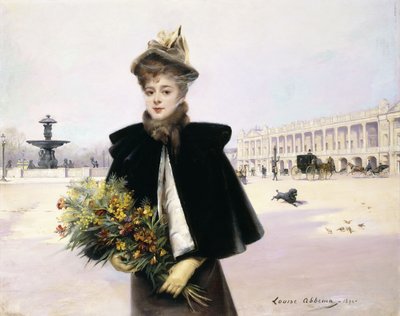 Huhtikuun aamu, 1894 tekijältä Louise Abbéma