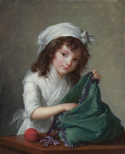 Mademoiselle Alexandrine-Emilie Brongniart, 1788. tekijältä Elisabeth Louise Vigee Lebrun