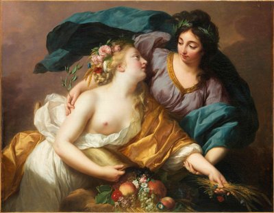 Rauha palauttaa yltäkylläisyyden Rauha tuo takaisin runsautta, 1780. tekijältä Elisabeth Louise Vigee Lebrun