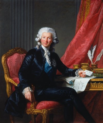 Charles-Alexandre de Calonnen (1734-1802) muotokuva tekijältä Elisabeth Louise Vigee Lebrun