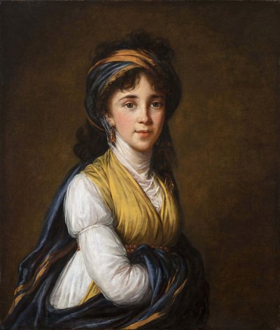 Kreivitär Anna Grigorjevna Belosselsky-Belozerskyn muotokuva 1773-1846, 1798. tekijältä Elisabeth Louise Vigee Lebrun
