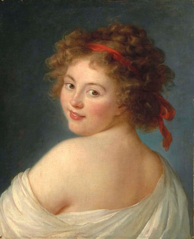 Kreivitär Jekaterina Skavronskajan muotokuva, os. von Engelhardt 1761-1829, 1790. tekijältä Elisabeth Louise Vigee Lebrun